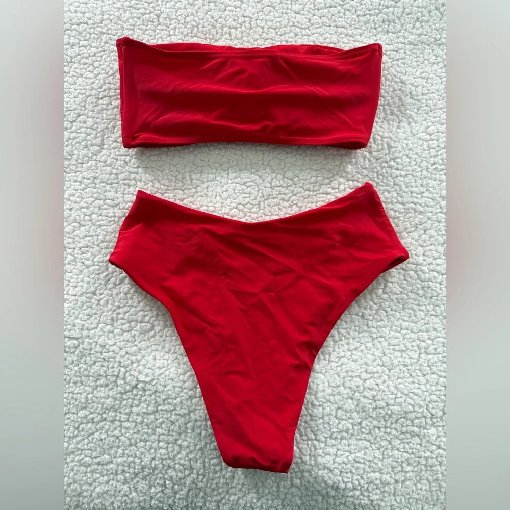 Red Bikini Set - Picture 2 of 2